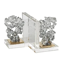 6" Clear Glass Decorative Bookends, 2ct.
