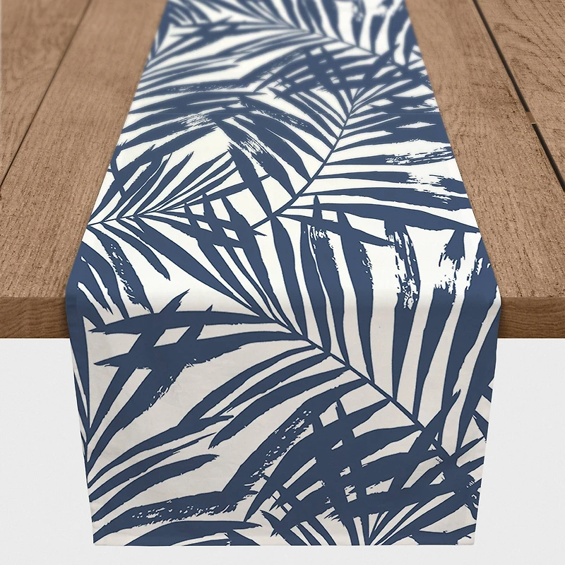 Tropical Leaves Table Runner