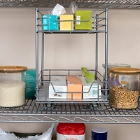Household Essentials Glidez 2-Tier Cabinet Organizer