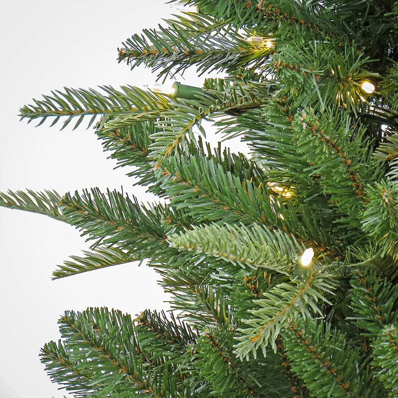 6ft. Pre-Lit Whatcom Pine Artificial Christmas Tree, Clear LED Lights