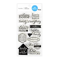 Black & White Sentimental Family Stickers by Recollections™
