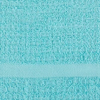 DII® Solid Aqua Waffle Terry Dishtowel, 4ct.