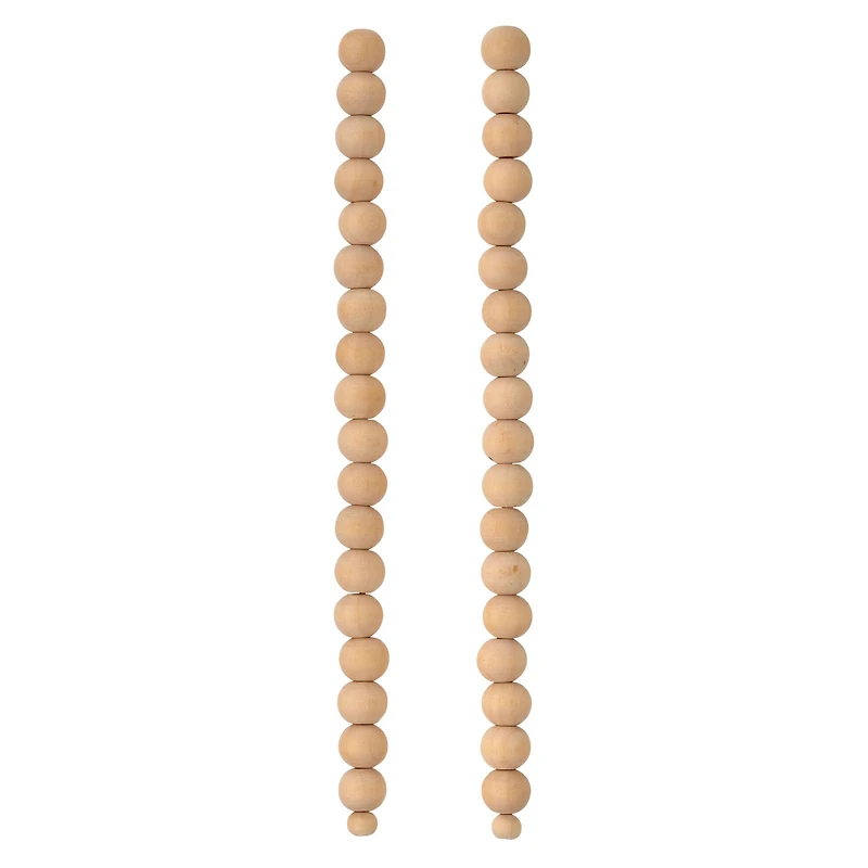 12 Pack: Light Natural Wooden Round Beads, 10mm by Bead Landing™