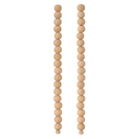 12 Pack: Light Natural Wooden Round Beads, 10mm by Bead Landing™