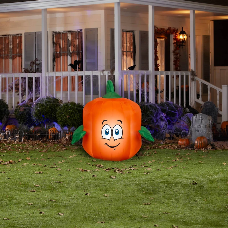 3.5ft. Airblown® Inflatable Halloween Spookley the Square Pumpkin