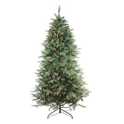 6.5ft. Pre-Lit Real Touch™️ Washington Frasier Fir Artificial Christmas Tree, Clear Lights