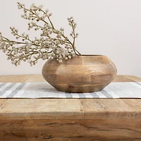 Hello Honey® 9.2" Modern Round Wood Bowl