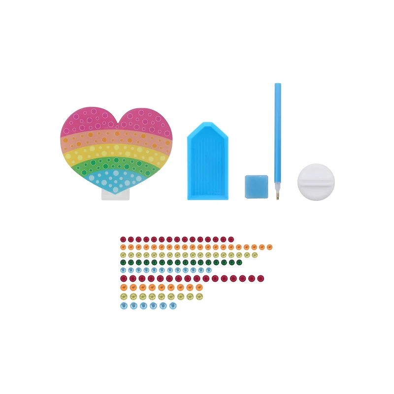 2D Heart Diamond Art Kit by Creatology™