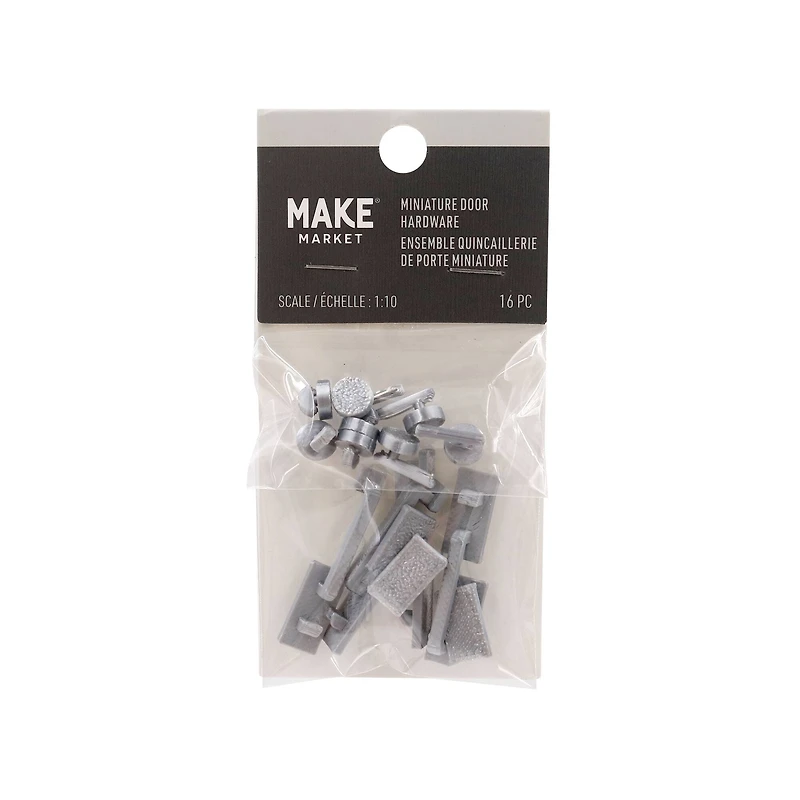 Mini Silver Door Hardware, 16ct. by Make Market®