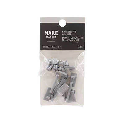 Mini Silver Door Hardware, 16ct. by Make Market®