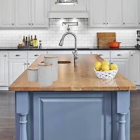 Mind Reader Blue Round Ceramic Canister Set with Lids, 3ct.