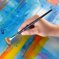 Royal & Langnickel® Sovereign™ Synthetic Long Handle Fan Blender Brush