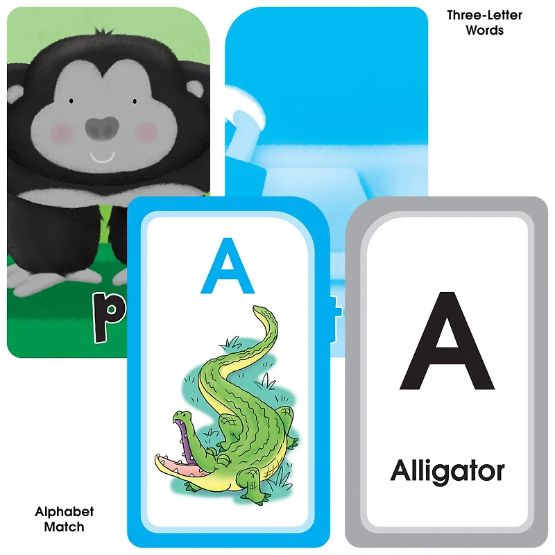 School Zone® Alphabet Flash Card, 4 Pack
