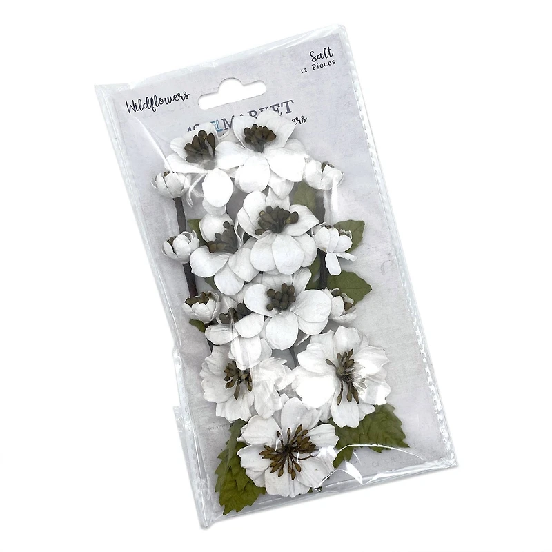 49 And Market Wildflowers Salt Paper Flowers