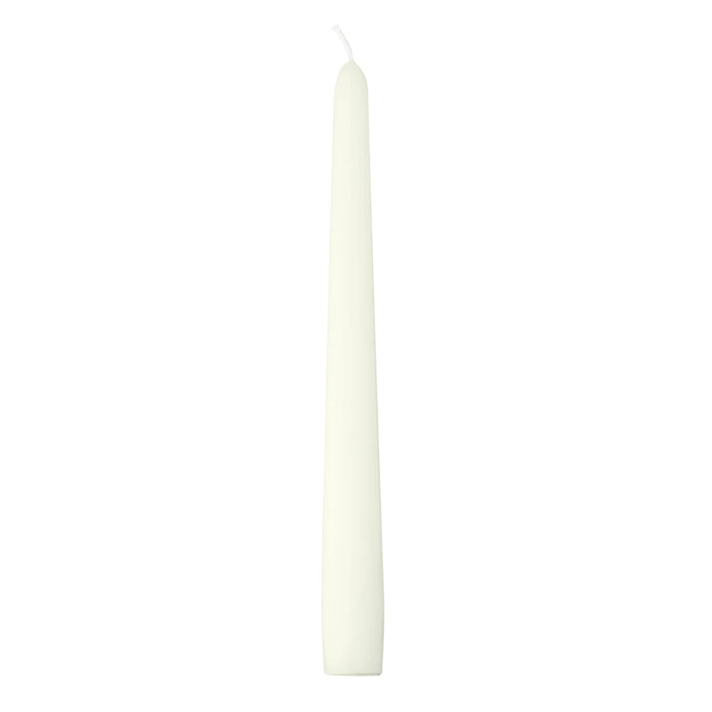 48 Pack: 8" Ivory Taper Candle by Ashland®