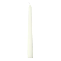 48 Pack: 8" Ivory Taper Candle by Ashland®