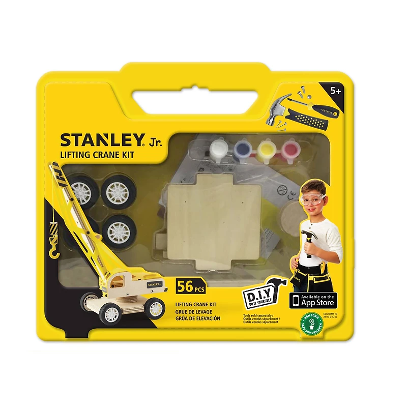 Red Toolbox Stanley Jr Build Your Own Lifting Crane Kit