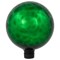10" Green Turtle Shell Inspired Mirrored Outdoor Garden Gazing Ball