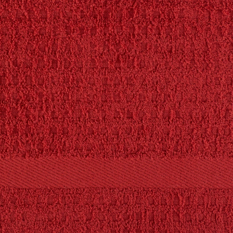 DII® Solid Red Waffle Terry Dishtowel, 4ct.