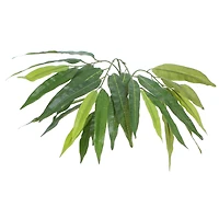 4ft. Artificial Mango Bush with Square Willow Basket