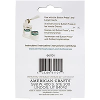 We R Memory Keepers® Button Press™ Adhesive Mirror Kit, Makes 3