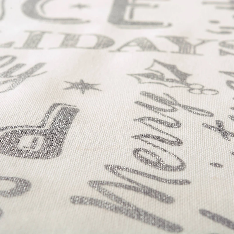 DII® Silver Christmas Collage Dishtowel Set