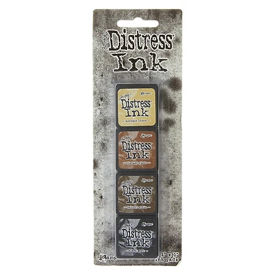 6 Packs: 4 ct. (24 total) Tim Holtz® Mini Distress Ink Pads, Kit 3