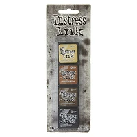 6 Packs: 4 ct. (24 total) Tim Holtz® Mini Distress Ink Pads, Kit 3