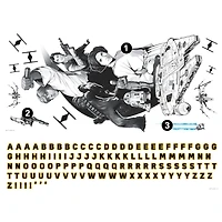 RoomMates Classic Star Wars Peel & Stick Giant Wall Decals w/ Alphabet