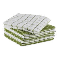 DII® Combo Windowpane Dishcloth Set