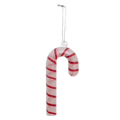 4" Candy Cane Glass Ornament by Ashland®