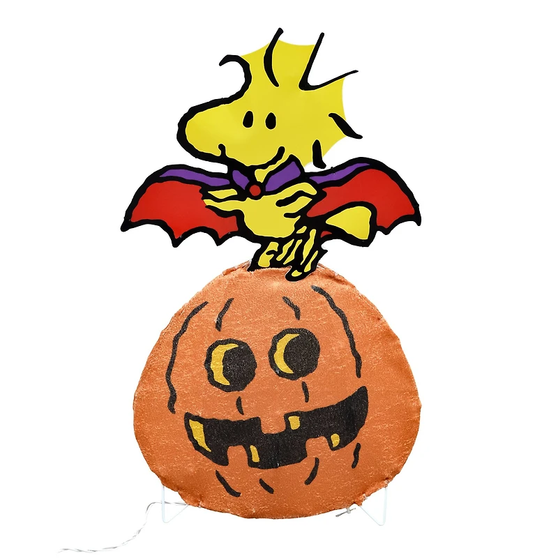 24" LED Peanuts Woodstock Vampire Yard Art