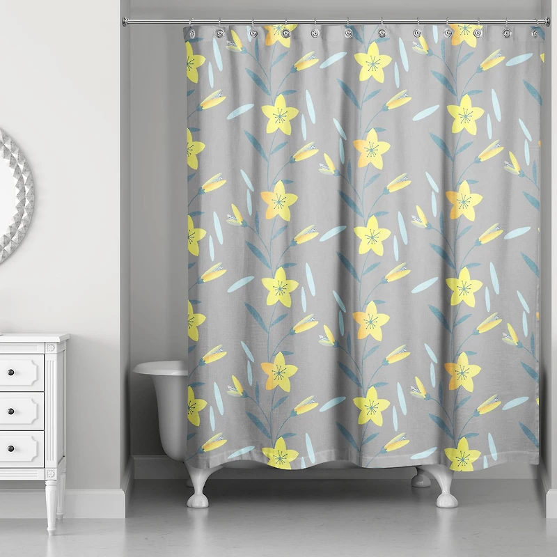 Spring Pattern Shower Curtain