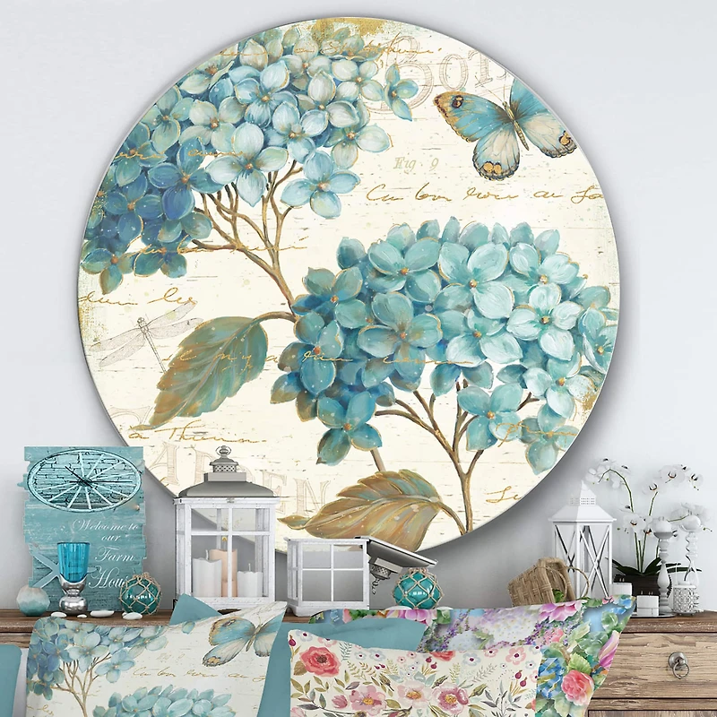 Designart - butterfly Blue Garden I
