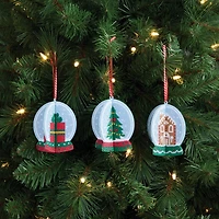 3D Snow Globe Ornament Diamond Art Kit by Make Market®