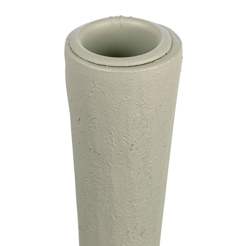 Hello Honey® 10" Ivory Modern Sculptural Taper Candle Holder