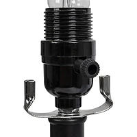 Hello Honey® 24" Abstract Sculptural Table Lamp with Drum Shade