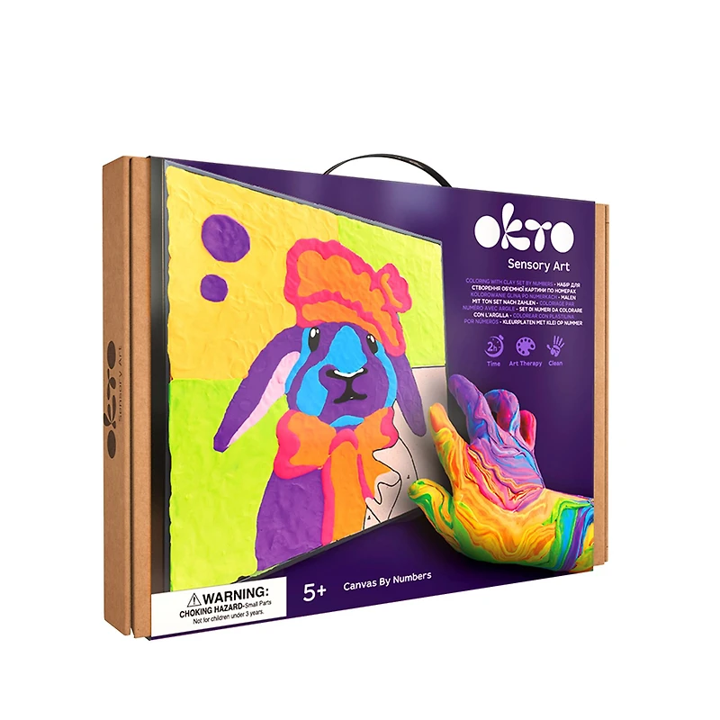 OKTO Bunny Clay by Numbers Kit
