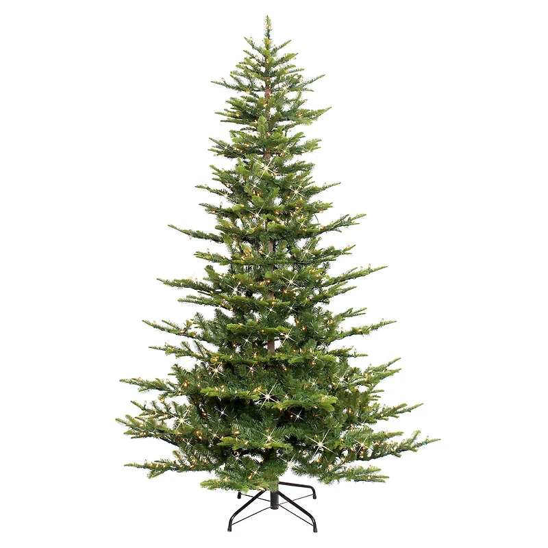 7.5ft. Pre-Lit Aspen Fir Artificial Christmas Tree, Warm White Lights