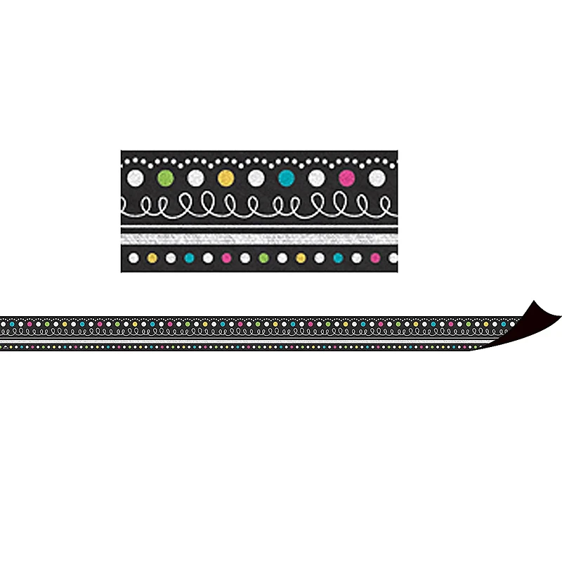 Teacher Created Resources® Chalkboard Brights Magnetic Borders, 72ft.