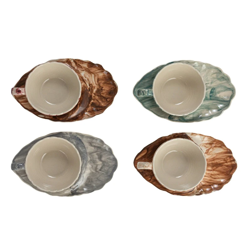 Hello Honey® 10.25" Stoneware Teacup & Saucer Set