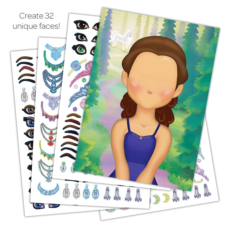 Princess Create-a-Face Sticker Activity Pad