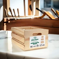 Good Wood by Leisure Arts® 3-Piece Nested Wood Crate Set