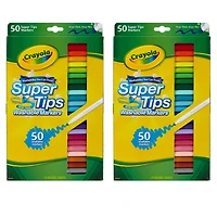Crayola® Super Tips with Silly Scents Washable Markers, 2 Packs of 50
