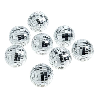 1.5" Silver Disco Ball Place Card Holders, 8ct. by Celebrate It™