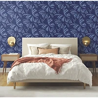RoomMates Mr. Kate Blue Butterfly Peel & Stick Wallpaper