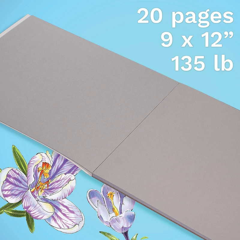 Canson® Graduate Foldover Gray Toned Mixed Media Pad, 9" x 12"