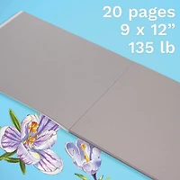 Canson® Graduate Foldover Gray Toned Mixed Media Pad, 9" x 12"