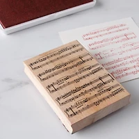 Sheet Music Wood Stamp by Recollections™
