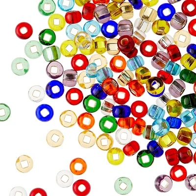 12 Pack: John Bead Silver Lined Mix Czech Glass Seed Beads, 6/0